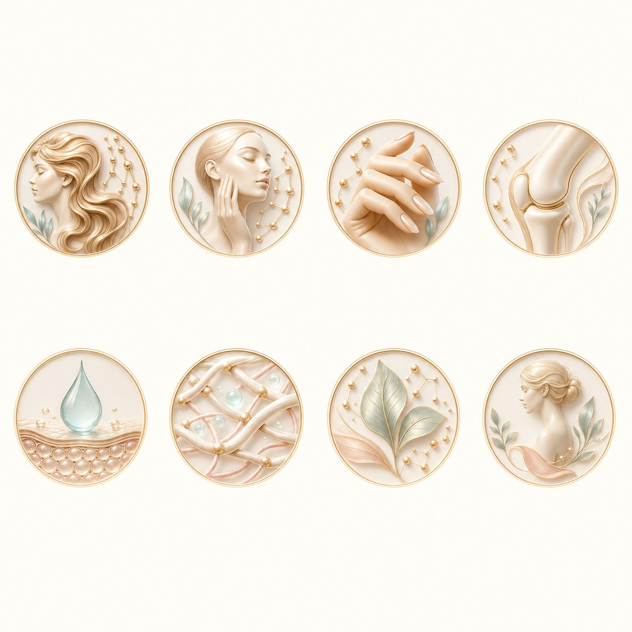 Premium wellness icon collection
